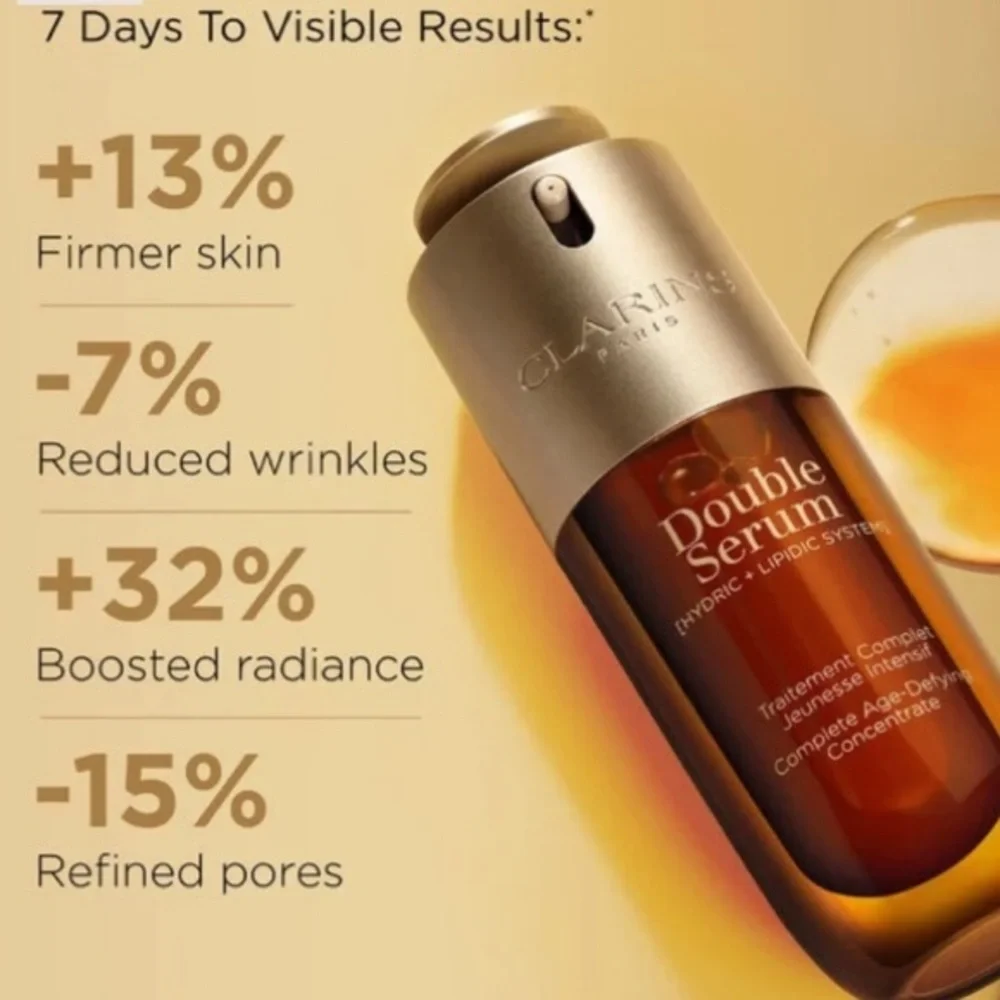 Clarins Double Serum Complete Age Control Concentrate 1.6oz HydricLipidic System
